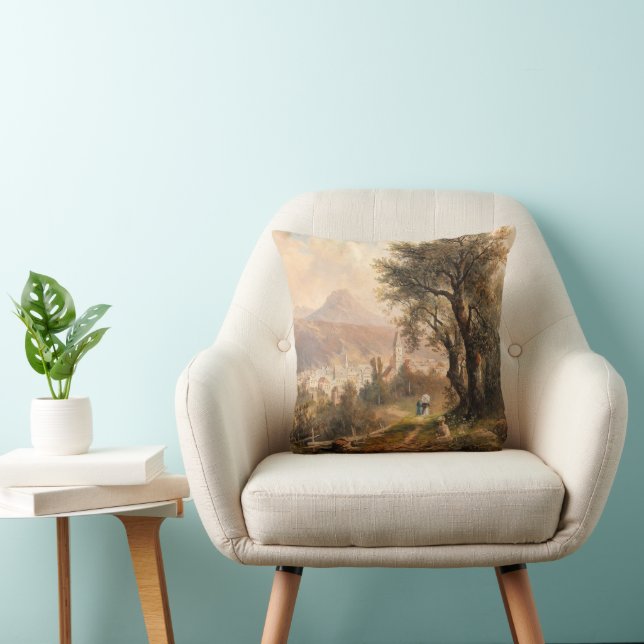 A View of Bad Aussee – Emil Barbarini Cushion (Chair)