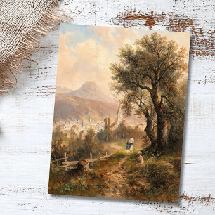A View of Bad Aussee – Emil Barbarini Postcard