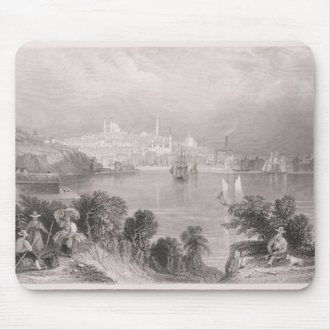 A View of Baltimore Mouse Pad (Front)