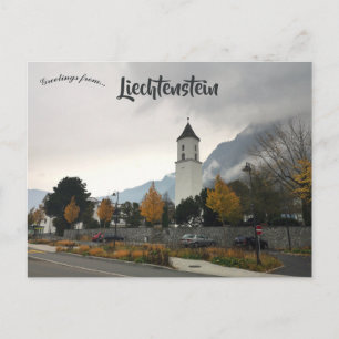 A View of Balzers Liechtenstein Postcard