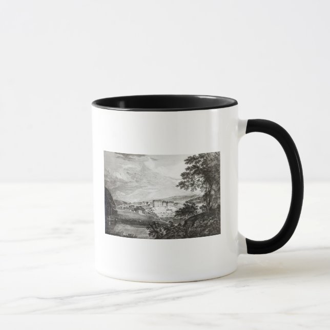 A View of Bethlem the Great Moravian Mug (Right)