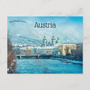 A View of Innsbruck Austria Postcard