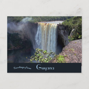 A View of Kaieteur Falls in Guyana Postcard