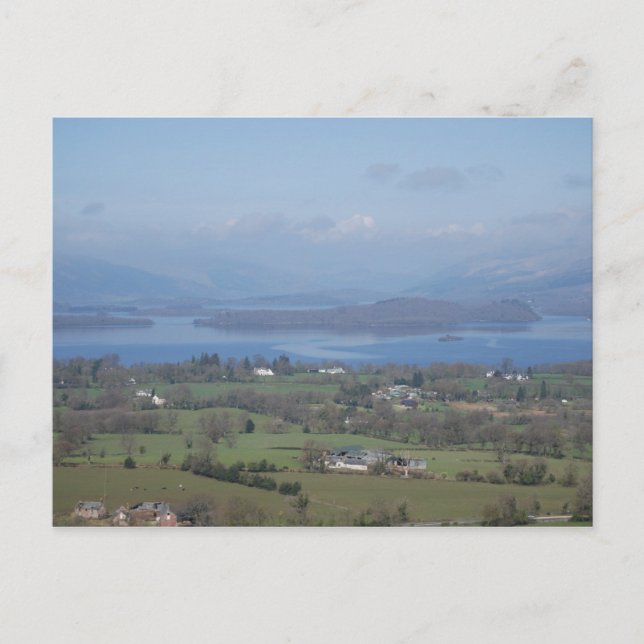 A view of Loch Lomond from the Dumpling Postcard (Front)