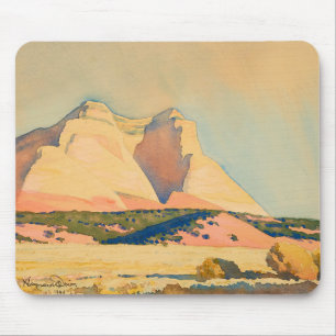 A view of Mount Carmel, Utah by Maynard Dixon Mouse Pad