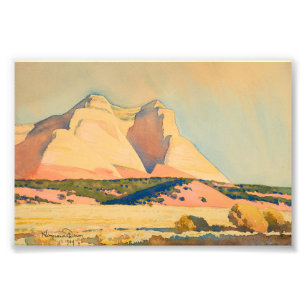 A view of Mount Carmel, Utah by Maynard Dixon Photo Print