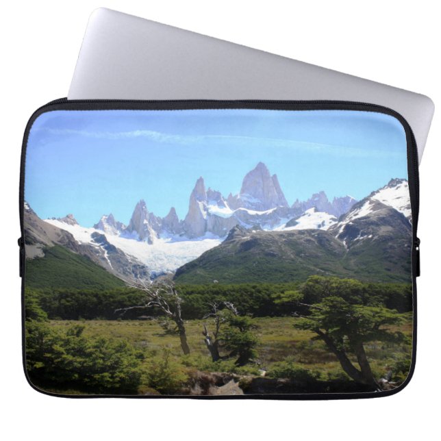 A View Of Mount Fitz Roy Laptop Sleeve (Front)