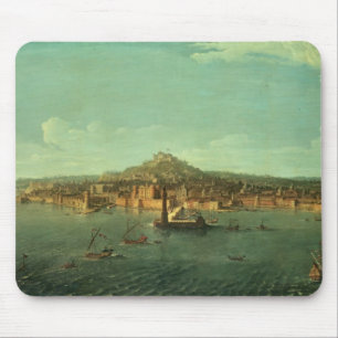 A View of Naples, 17th century Mouse Pad