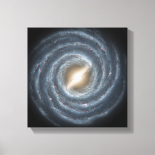 A view of our own Milky Way Galaxy Canvas Print