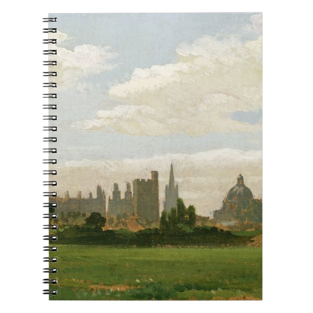 A View of Oxford (oil on millboard) Notebook (Front)