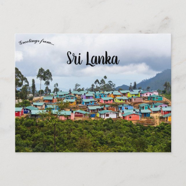 A View of Ragala Sri Lanka Postcard (Front)