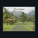 A View of Rarotonga Cook Islands Postcard<br><div class="desc">This postcard features a view of Rarotonga,  Cook Islands. Photo credit: Gina Lemafa,  2024.

Enjoy your new A View of Rarotonga Cook Islands Postcard!</div>