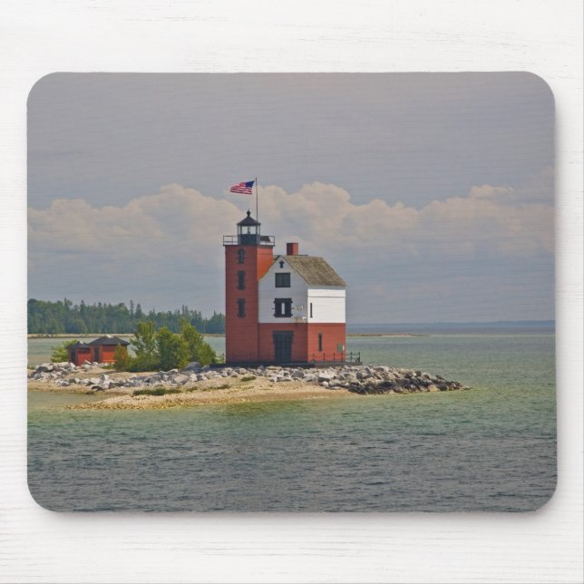 A view of Round Island Light Station. Mouse Pad (Front)