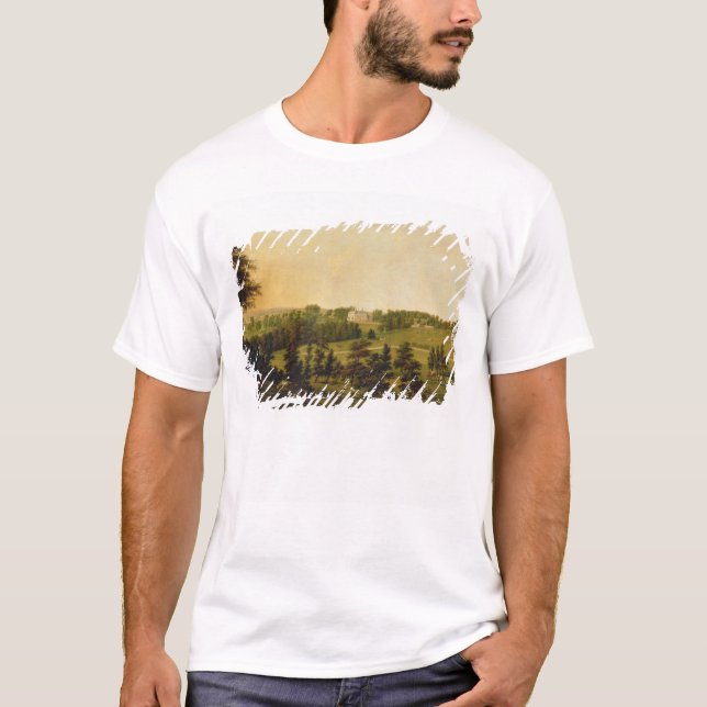 A View of Tapeley Park, Instow, North Devon T-Shirt (Front)