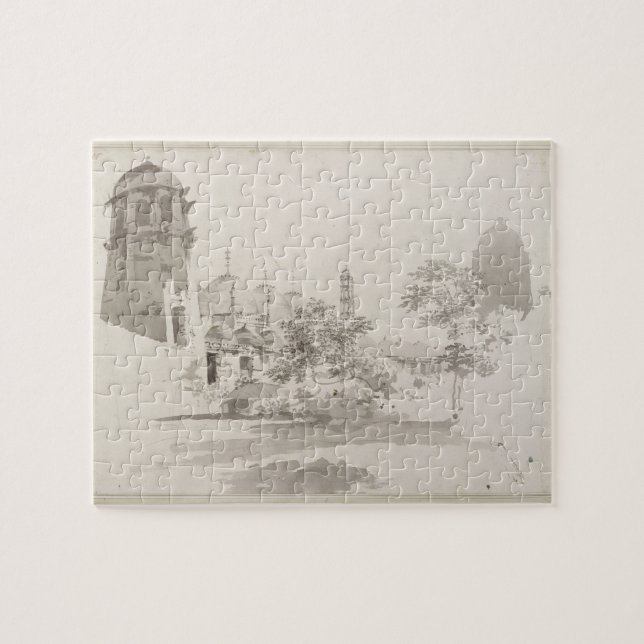 A View of the Cuttera Built by Jaffier Cawn at Mur Jigsaw Puzzle (Horizontal)