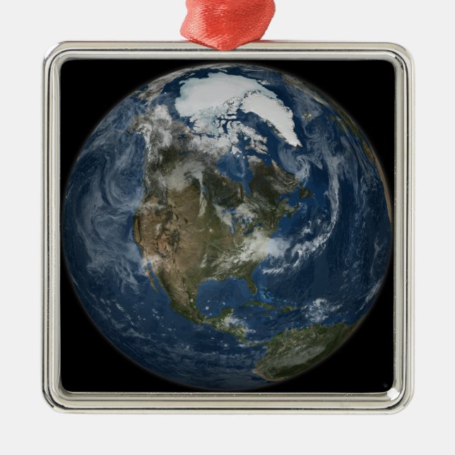 A view of the Earth Metal Tree Decoration (Front)