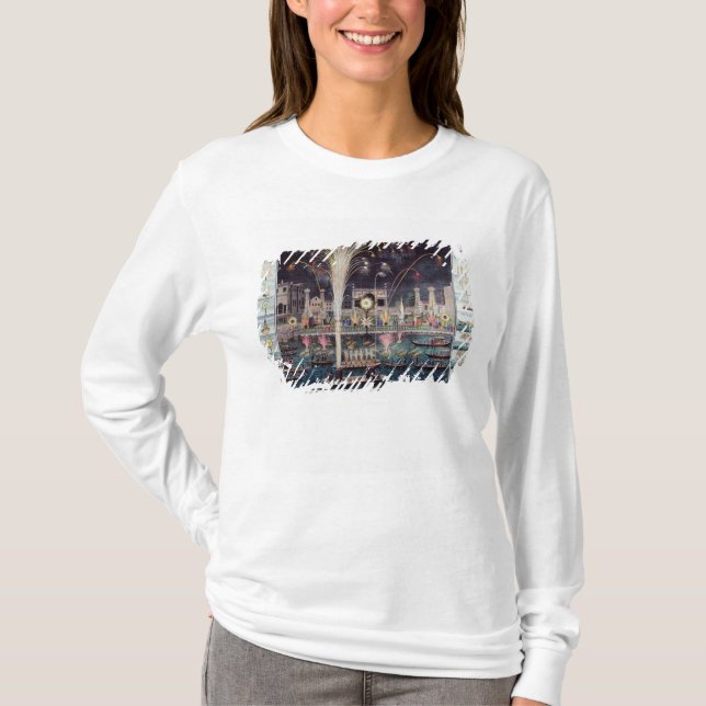 A view of the Fire-workes and Illuminations T-Shirt (Front)