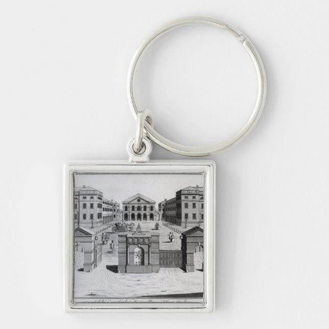 A View of the Foundling Hospital, 1756 Key Ring (Front)
