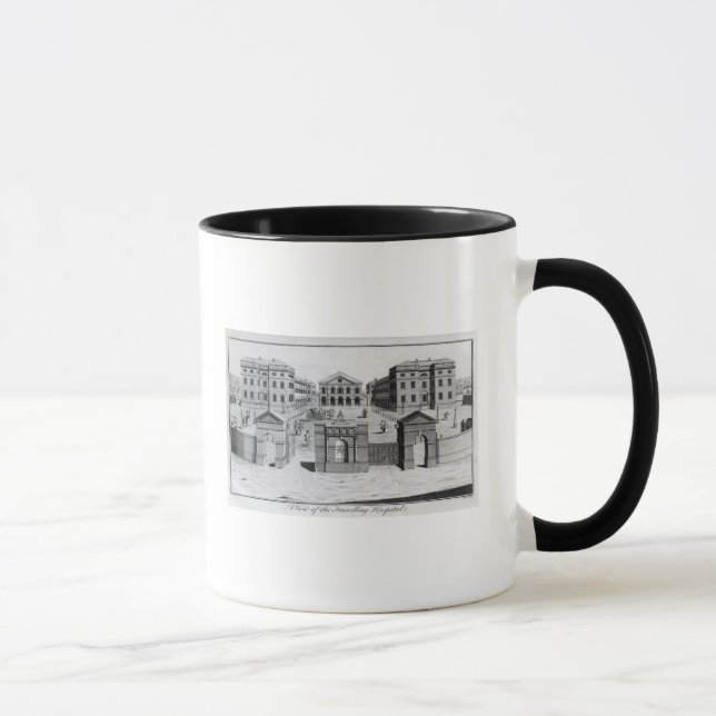 A View of the Foundling Hospital, 1756 Mug (Right)