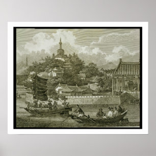 A View of the Gardens of the Imperial Palace, Peki Poster