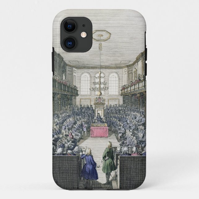A View of the House of Commons, engraved by B. Col Case-Mate iPhone Case (Back)