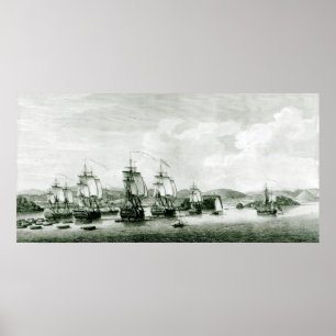 A View of the Island of St.Lucie Poster