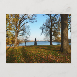 A View of the Lake in Druid Hill Park Postcard