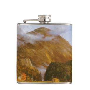 A View of the Mountain Pass Hip Flask