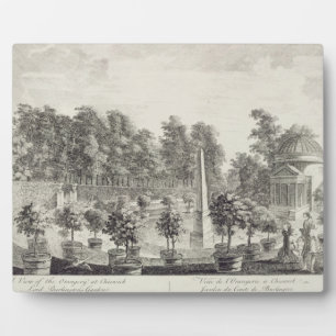 A View of the Orangery, Lord Burlington's Garden a Plaque