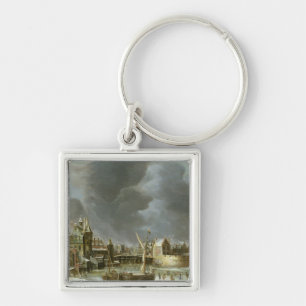 A View of the Regulierspoort Key Ring
