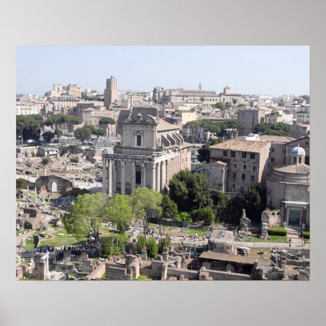 A view of the Rome Forum fome the Farnese Poster (Front)