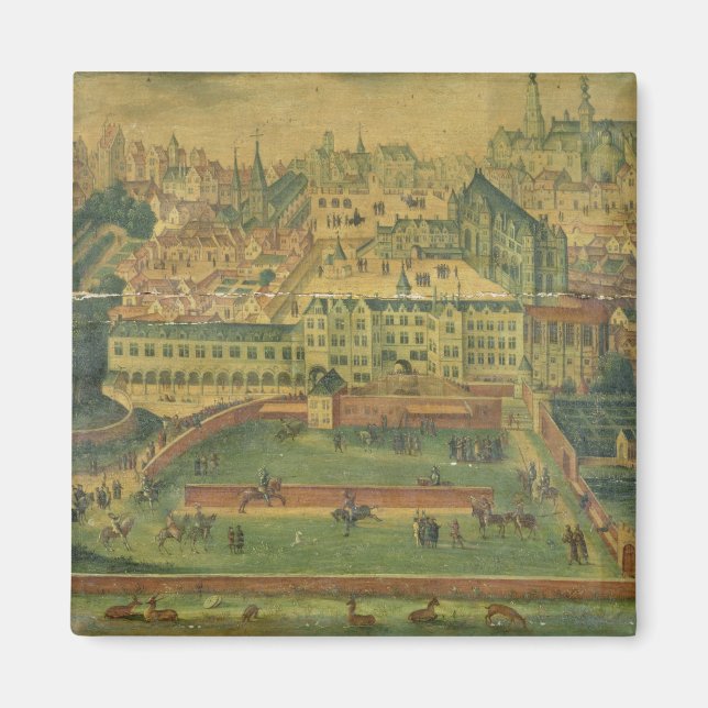 A View of the Royal Palace, Brussels Magnet (Front)
