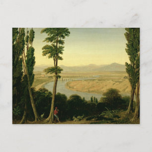 A View of the Tiber and the Roman Campagna Postcard
