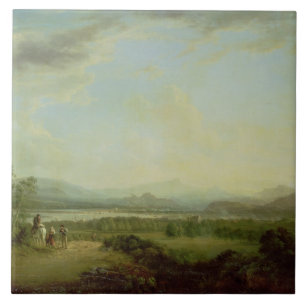 A View of the Town of Stirling on the River Forth Tile
