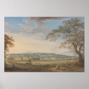 A View of Vinters at Boxley, Kent Poster
