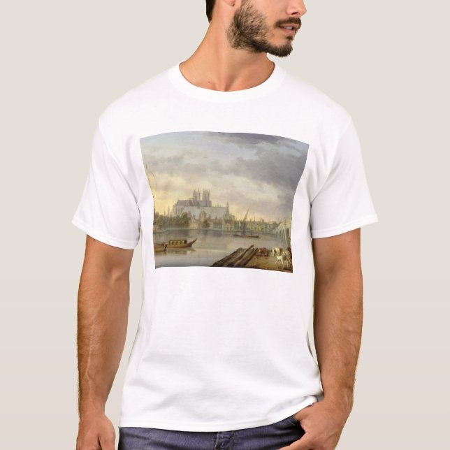 A View of Westminster Bridge and the Abbey from th T-Shirt (Front)