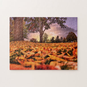 A View Through the Leaves Jigsaw Puzzle