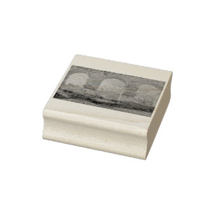 A View through Three Arches of the Colosseum Rubber Stamp