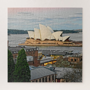 A View to Sydney Opera House - 20x20 - 676 pcs. Jigsaw Puzzle
