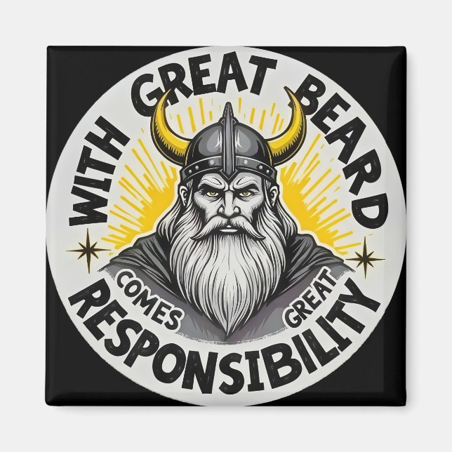 A Viking's Call to Responsibility Magnet (Front)