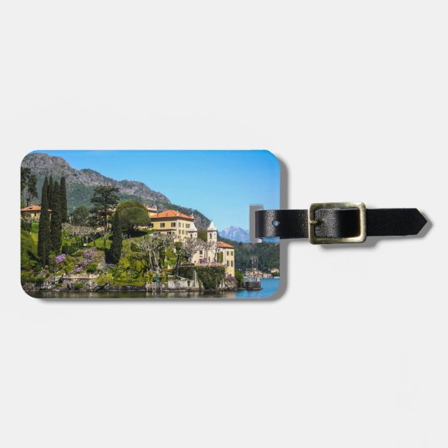 A villa on Lake Como, Italy Luggage Tag (Front Horizontal)