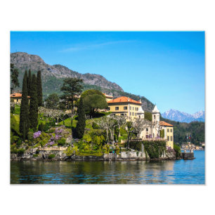 A villa on Lake Como, Italy - Photo Print