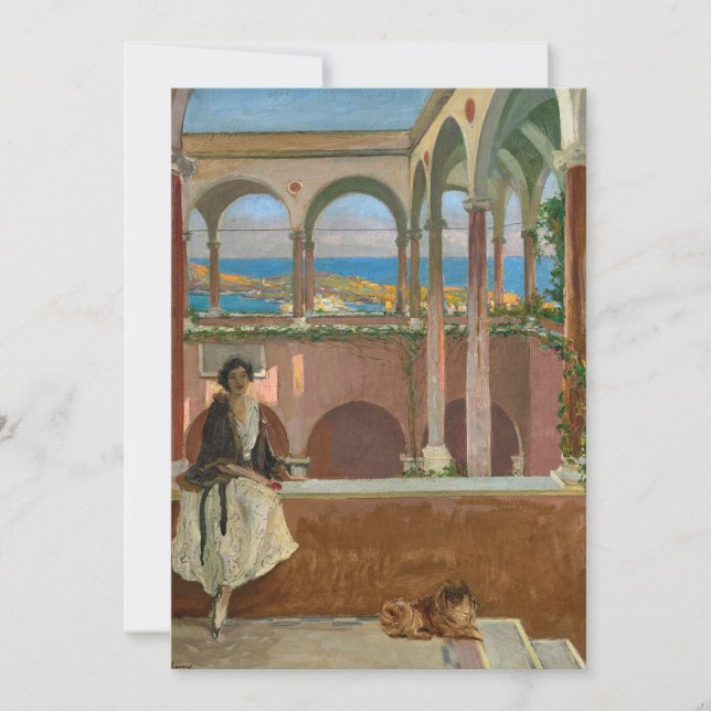 A Villa on the Riviera | Sir John Lavery (Front)