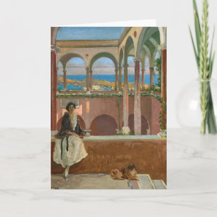 A Villa on the Riviera   Sir John Lavery Card