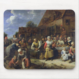 A Village Banquet Mouse Pad