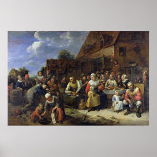 A Village Banquet Poster