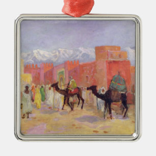 A Village in the Atlas Mountains Metal Tree Decoration