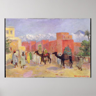 A Village in the Atlas Mountains Poster