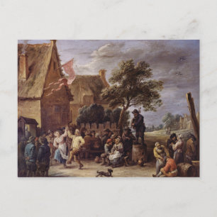A Village Merrymaking Postcard