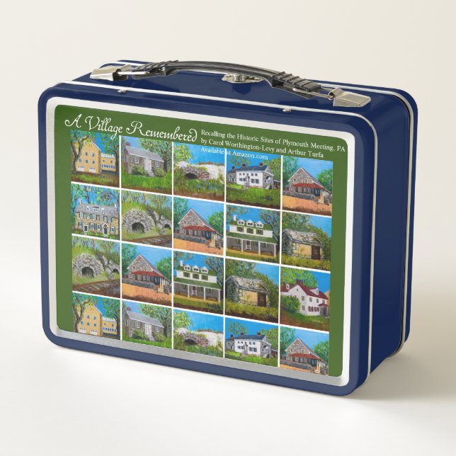 A Village Remembered Plymouth Meeting Lunchbox (Back)